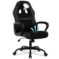 thumbnail image 1 of YRLLENSDAN Office Gaming Chairs Ergonomic Office Chair w/ Lumbar Support Armrest PU Leather Adjustable Height Computer Gaming Chair Gaming Desk Chair Gaming Computer Chairs for Adults, Black, 1 of 7