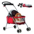 thumbnail image 1 of YRLLENSDAN Pet Gear Dog Stroller Small Dogs, Folding Cat Stroller Waterproof Pet Strollers for Small Dogs 4 Wheel Animal Stroller Puppy Stroller Travel Carrier Dog Stroller for Medium Dogs, 1 of 7
