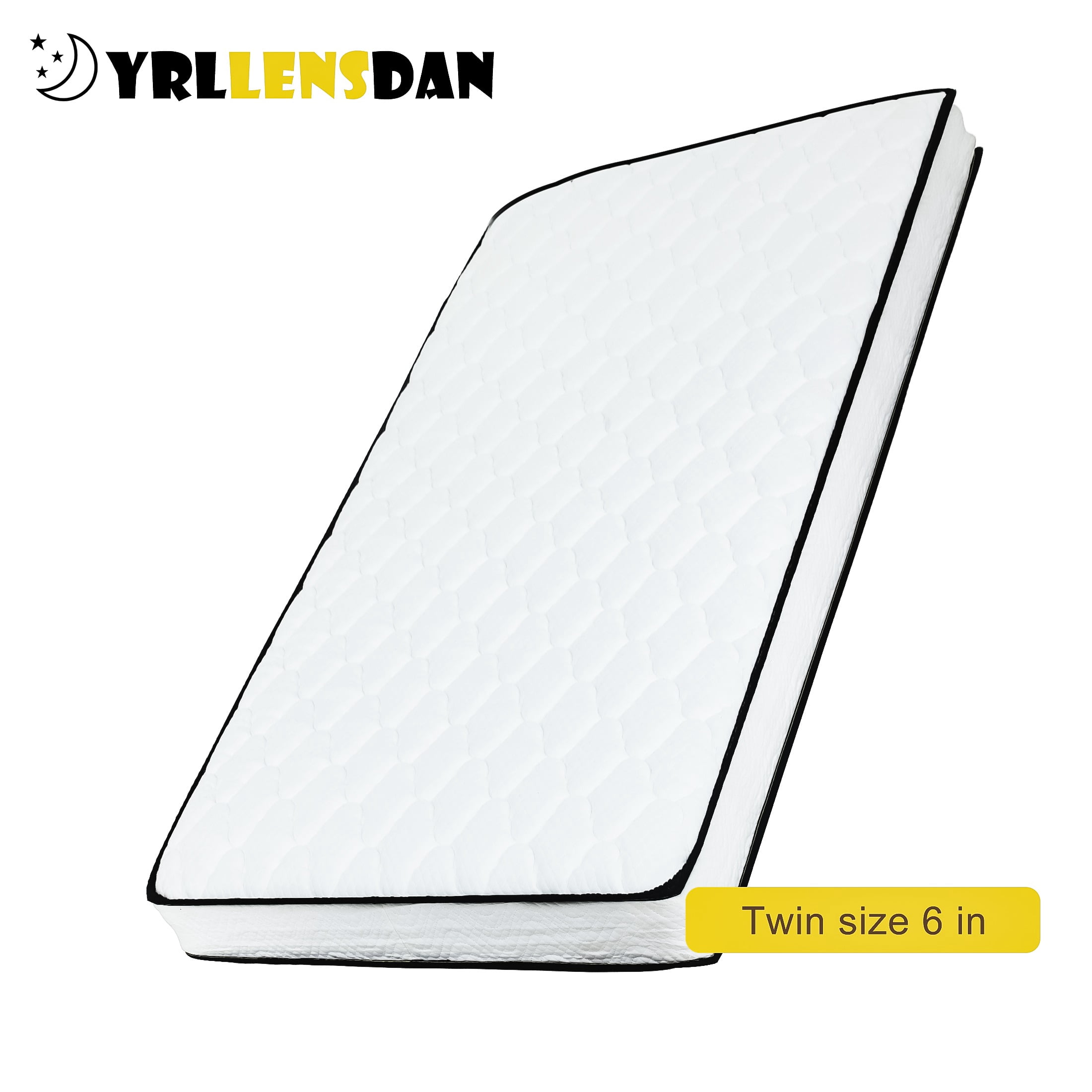YRLLENSDAN Twin Size Mattress in a Box, Foam Spring Hybrid Mattress ...