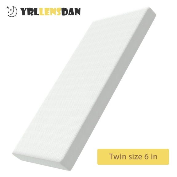 YRLLENSDAN Twin Size Mattress Twin Mattress for Kids Twin Memory Foam Mattress 6 inch Twin Mattress in a Box Medium Firm Mattress Fiberglass Free Toddler Mattress