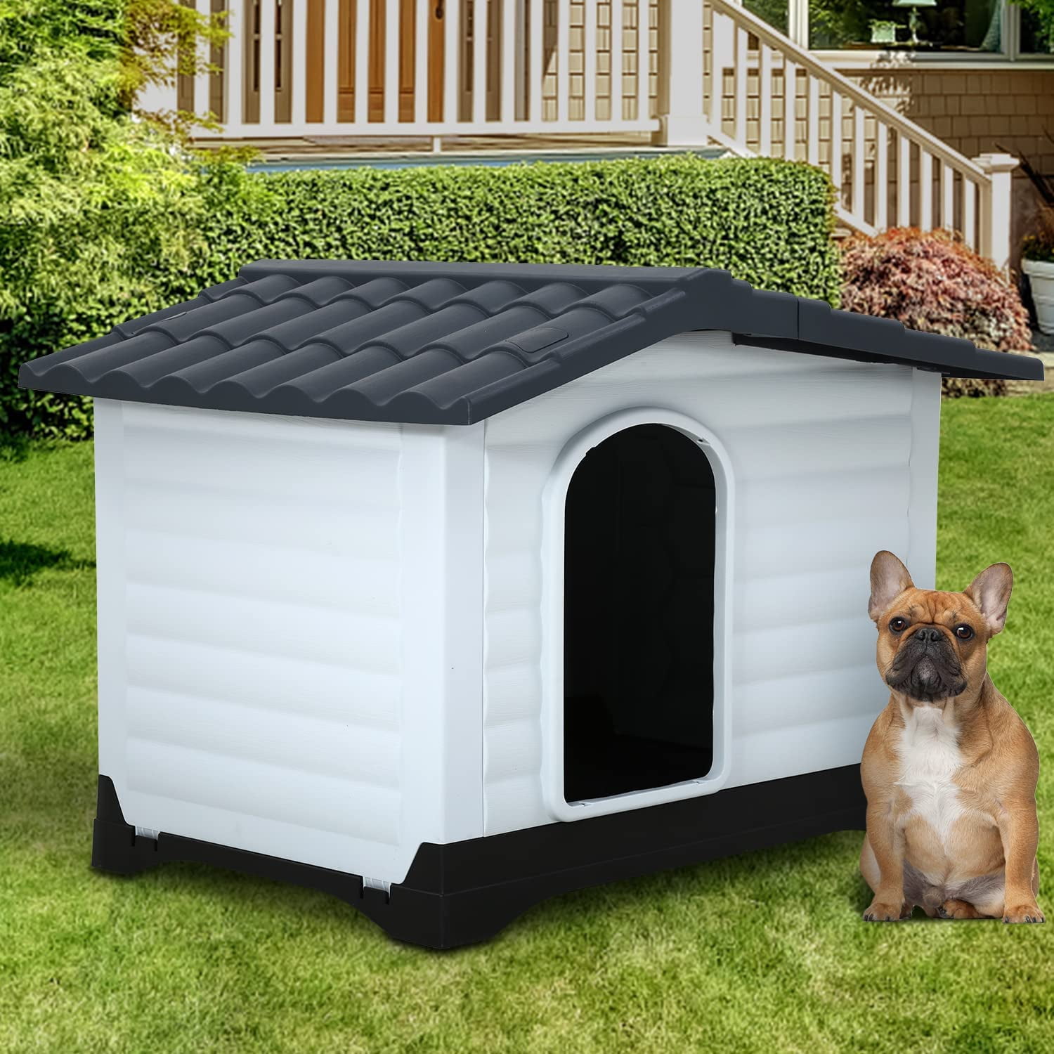 YRLLENSDAN Waterproof Dog Houses for Small Dogs Outdoor, Small Plastic Dog House Outdoor Small