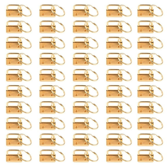 YROHGKPN 50x Keychain Hardware Set 25mm Keychain Split Key Fob Hardware for Unisex