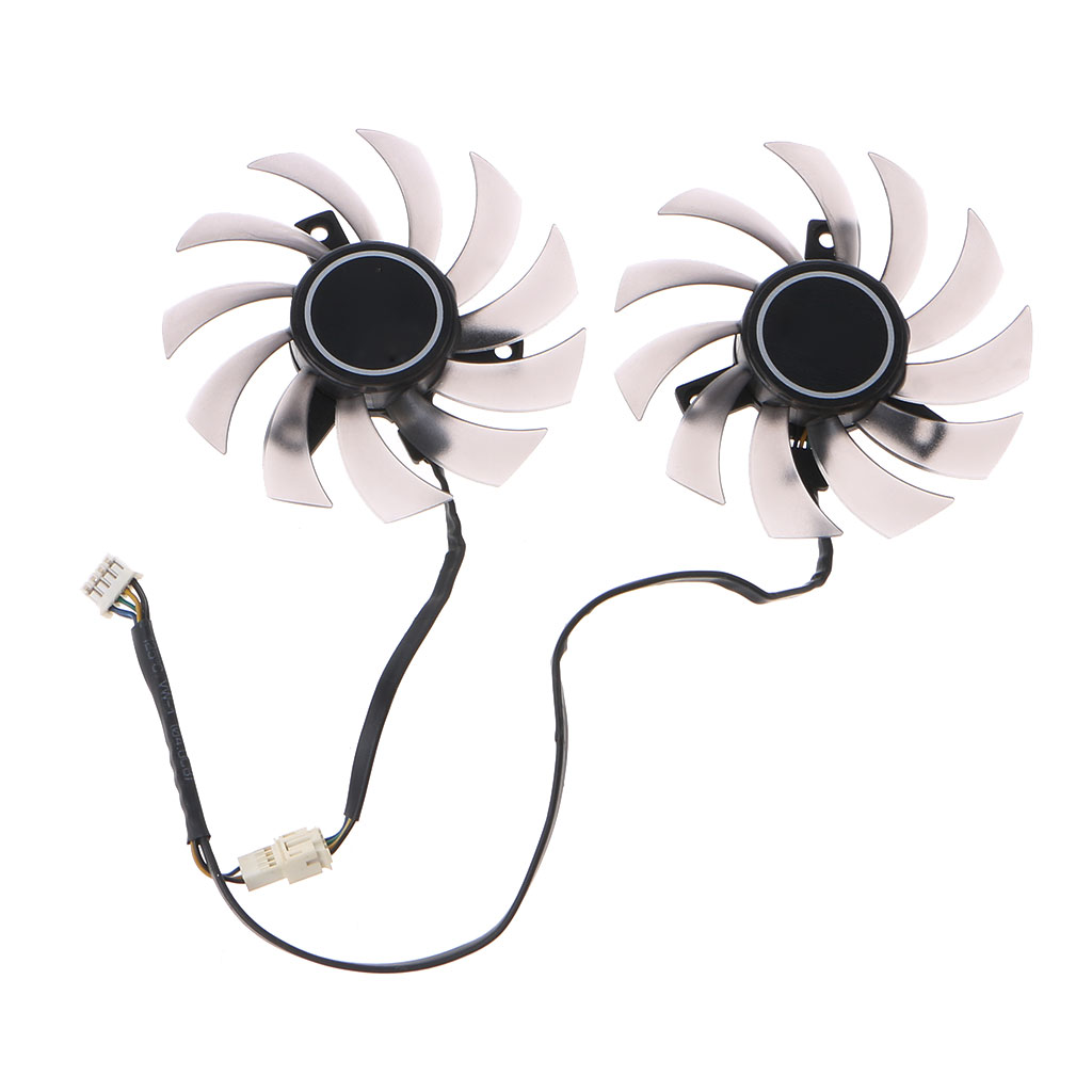 YROHGKPN 75MM PLD08010S12H 4Pin VGA Fan Graphics Card Cooling Fan for GTX 1050TI 550