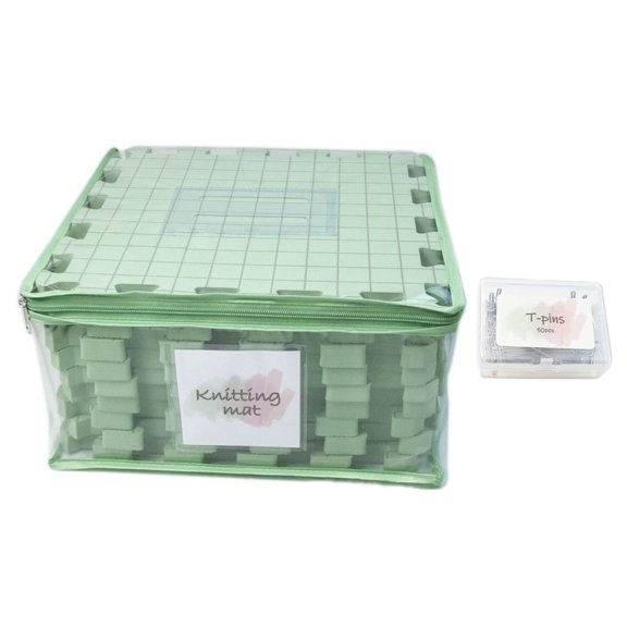 9 Pcs Crochet Blocking Board Easy to Use Knitting Blocking Mats with Grids Blocking Mats for Crocheting