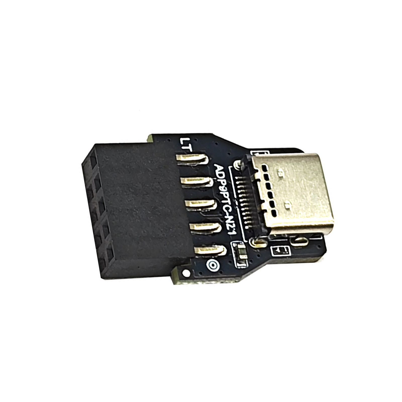 High Speed Data Transfer USB 2.0 9Pin to USB C Front Panel Socket to ...
