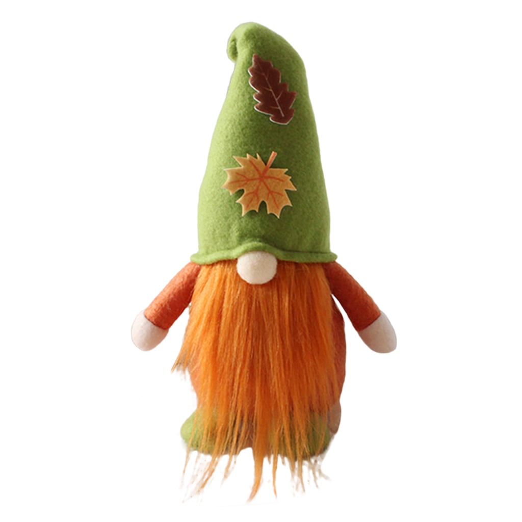 YROHGKPN Autumn Fall Gnome Maple Leaf Pumpkin Swedish Nisse Tomte Elf ...