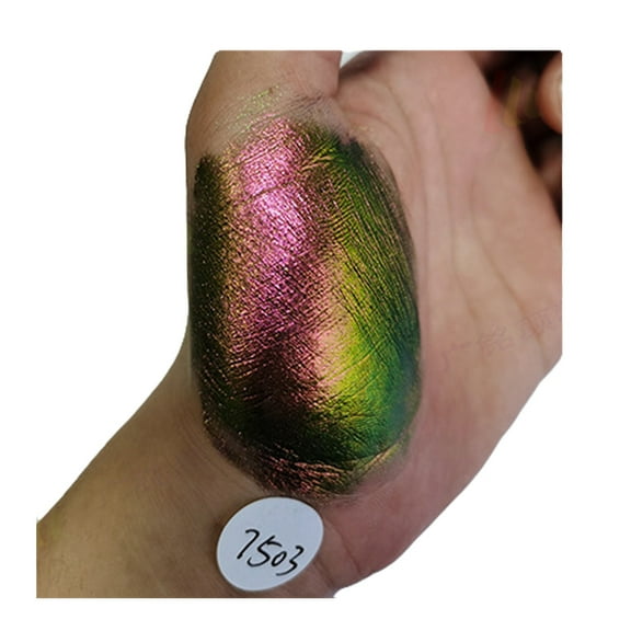 YROHGKPN Color Shifting Changing Powder Glitter Metallic Paint Dry Pigment for Epoxy Resin Craft DIY Jewelry Making Toning