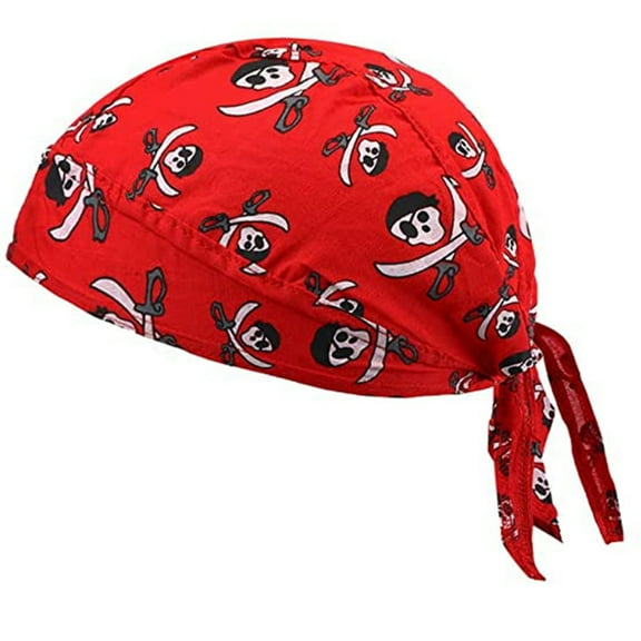 YROHGKPN Cool Pirate Hat for Women Men Fashion Adjustable Slouchy Hat Turban Headband Hat