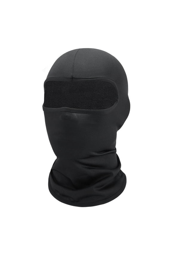 Halloween Black Robber Head Covering Party Holiday Winter Warm Hat