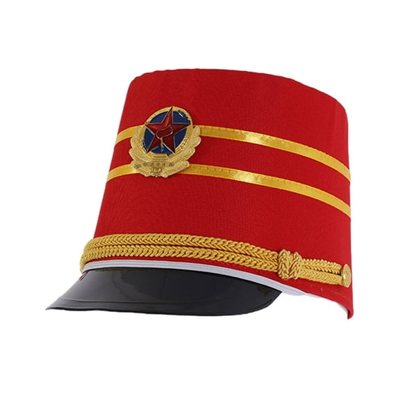 YROHGKPN Halloween Marches Band Hat Drum Majors Hat for Kids Show Hat Model Show Halloween Party