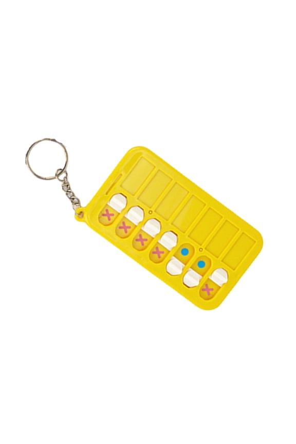Reminder Board for The Elderly Kids Daily Schedule Keyring Chore Chart Keychains Daily Task Planning Pad Keyrings