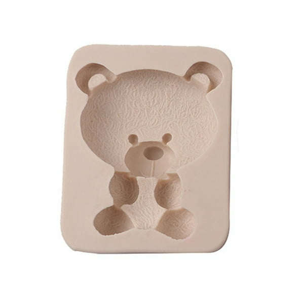 YROHGKPN Silicone Fondant Moulds Cake Molds Bear Shaped Perfect for Baking Lover