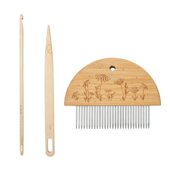 YROHGKPN Tapestry Weaving DIY Tools Weaving Forks Weaving Comb Beater Tapestry Comb