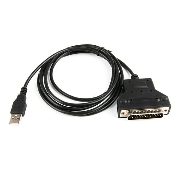 YROHGKPN USB to DB25 25Pin Serial Printer Cable RS232 Cord for Data Transfer Supports Multiple Operating Systems 180cm Length