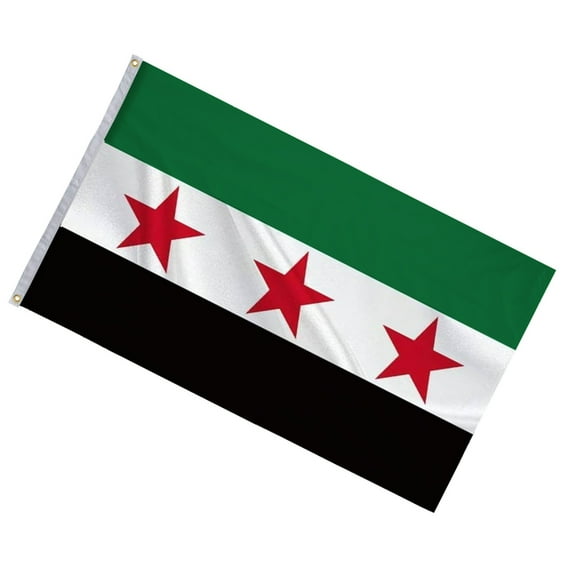 YROHGKPN Weather Resistant Syrian Flag Decors for Patriotic Event and Collectors