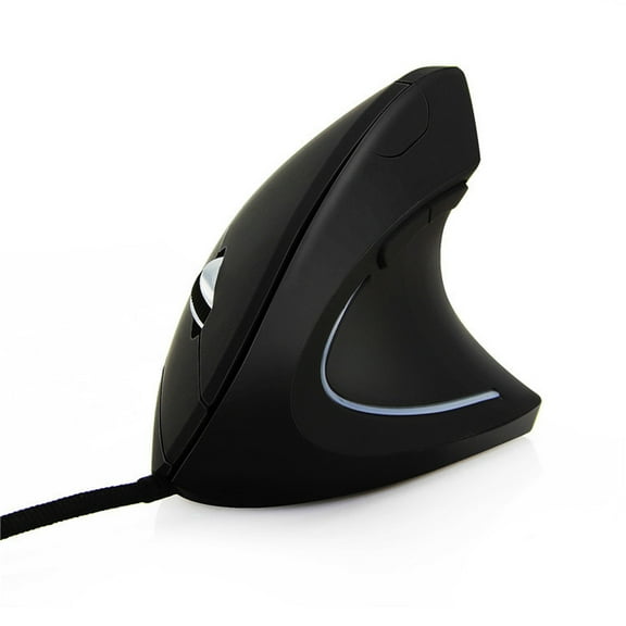 YROHGKPN Wired Right Hand Vertical Mouse Ergonomic Gaming Mice 1200 1600 DPI USB Optical
