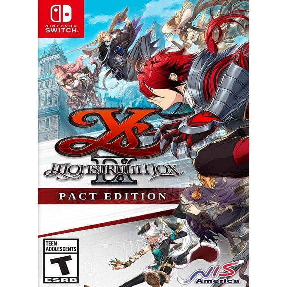 Restored YS IX: Monstrum Nox Pact Edition Action Role-Playing Game for Nintendo Switch