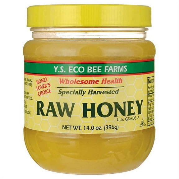 Y.S. Eco Bee Farms Raw Honey Organic, Allergen-Free, 14 oz (396 g)