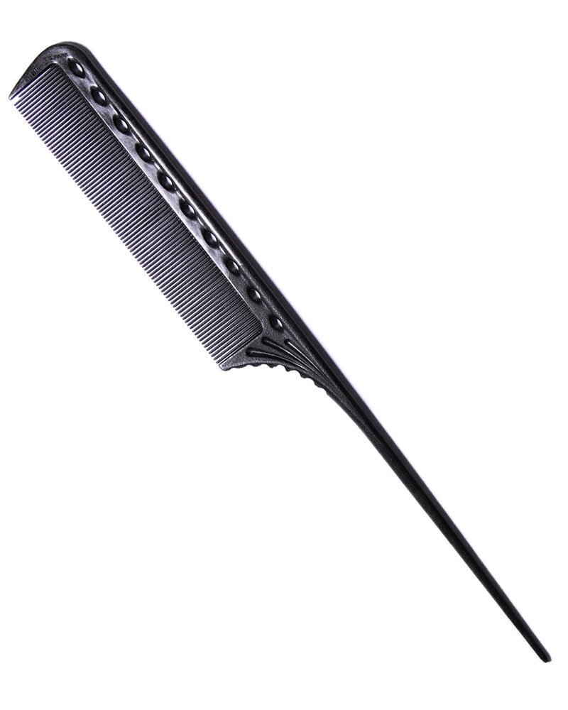 YS Park 111 Super Tint Rat Tail Comb [Thick] - Carbon - Walmart.com