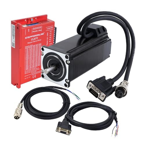 YS Series 1 Axis Closed Loop Stepper CNC Kit 3.00Nm(424.83oz.in) 135mm Length 4.2A Nema 23 Motor with 2.0m Cables & Driver CL57Y 0-7.0A 24-50VDC$$Electrical