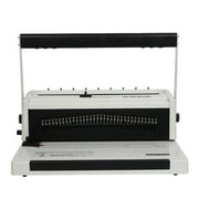 YS-W20A Full Draw Knife Double Wire Iron Ring Binding Machine 34 Hole A4 Punching Machine Picture Book Desk Calendar ,Easy to Use