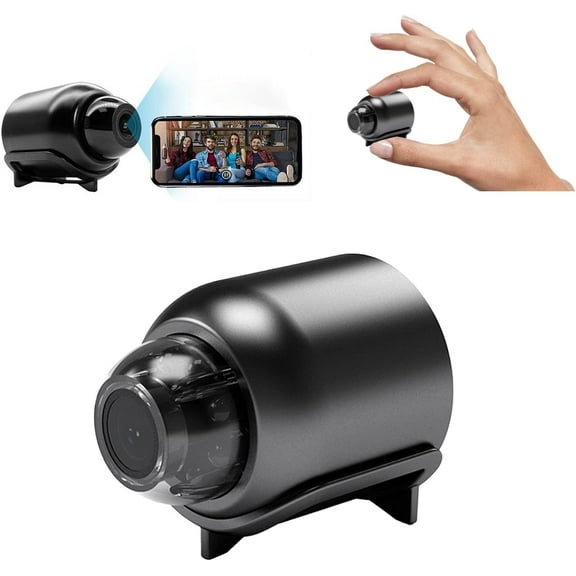 YS-yalot Mini Camera 1080P HD Mini WiFi Camera Night Vision Surveillance Camera with Motion Detection Remote Monitoring, 160 Wide Angle Micro Monitor for Home Office, Warehouse, Shop