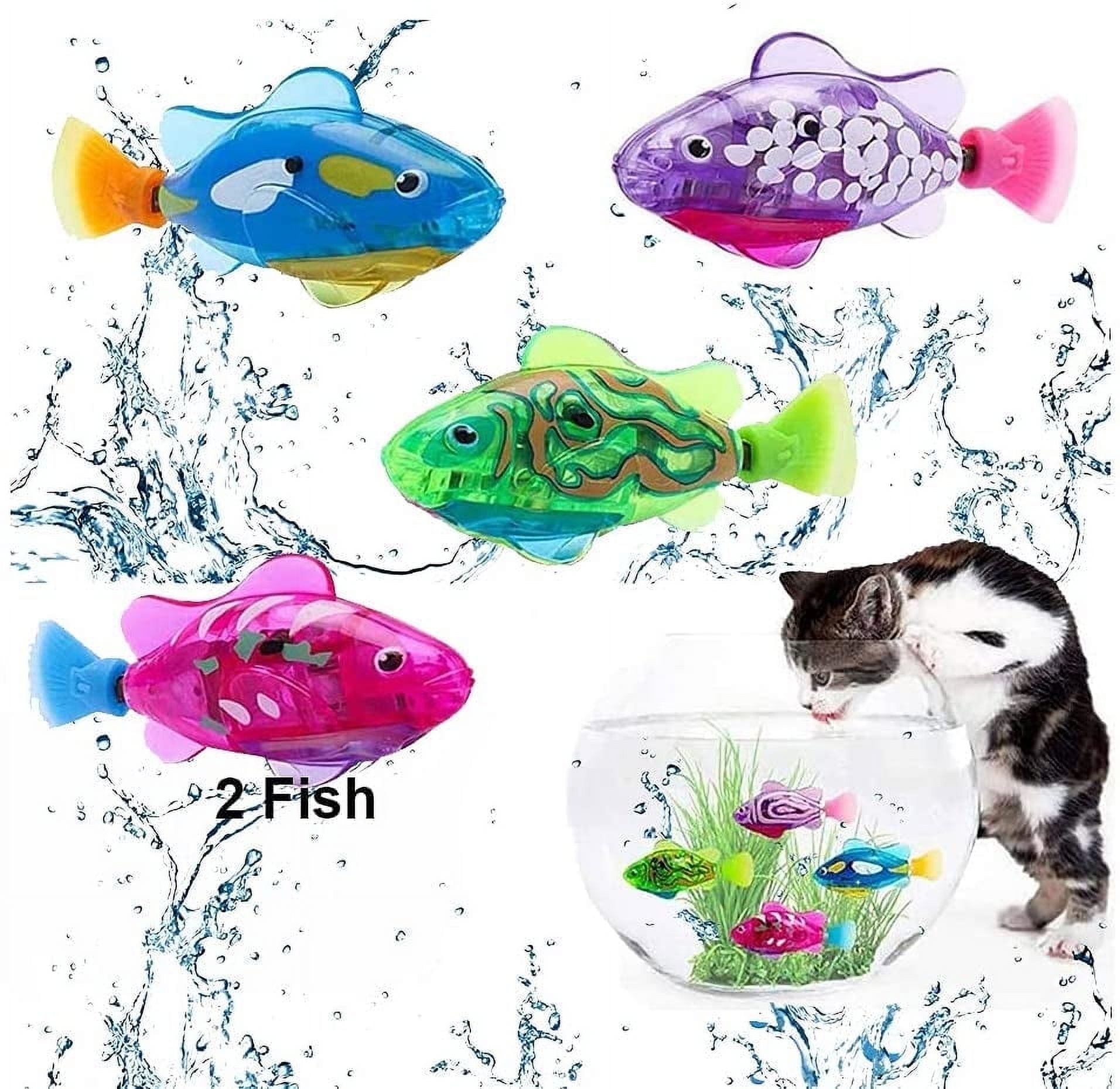 YS-yalot Mini LED Swimming Fish Electronic Pet, 2 Piece