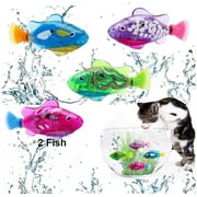 YS-yalot Mini LED Swimming Fish Electronic Pet, 2 Piece