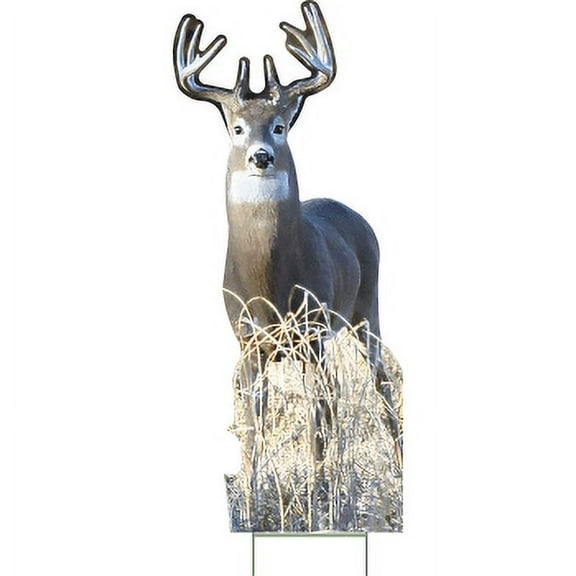 Wet Paint Printing Design Nature Whitetail Buck Deer Hunting Grass White, Outdoor Yard Decoration