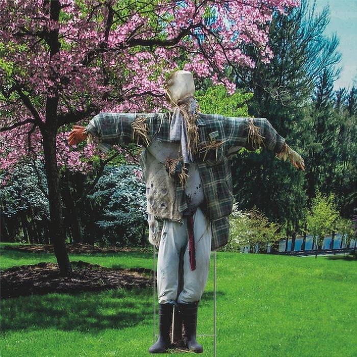 YS3014 Holidays Fall Autumn Halloween Scarecrow Straw Figure Man Outdoor Yard Sign Decoration Cutout