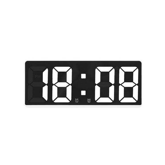 YSABOOX Multifunctional Digital Alarm Clock with Temperature Display Night Light and Dual Smart Alarms for Home Office