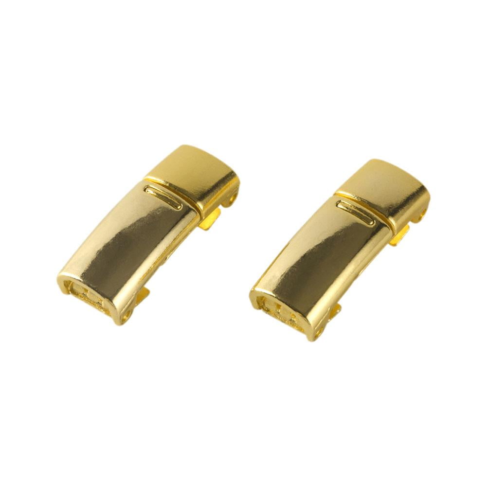 YSABOXS 1Pair Metal Lazy ShoeLace Connectors For
