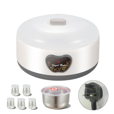 36-Hour Yogurt Maker Machine - 1.2L Digital Yogurt Maker With Temperature Control & 5 Glass Jars