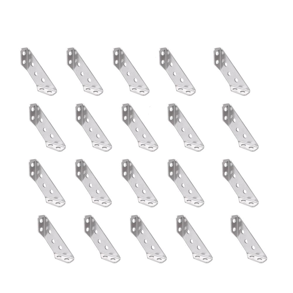 YSABOXS Stainless Steel Corner Code Angle Fasten Connector Triangle