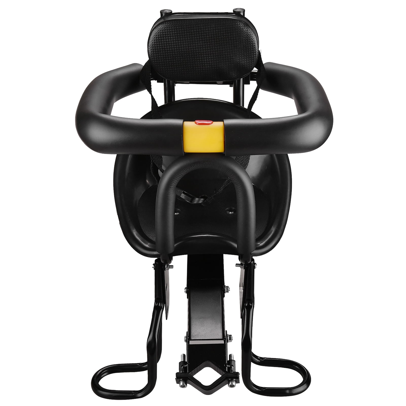 YSANAM Safety Child Seat Bike Front Kids Saddle with Foot Pedals Support Back Rest for MTB Road Bike