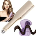 thumbnail image 1 of YSGFHGJW Cruling Iron for Hair French Wave Rommantic French Eggs Roll V-Shape Ceramic BigWaves Hair Crimper, 1 of 4