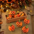 thumbnail image 1 of YSGFHGJW Halloween Thanksgiving Small Foam Pumpkin Pendant - 7x5.5cm Cute Realistic DIY Jack-o'-lantern Ornament for Home Decor, Craft Prop, 1 of 8