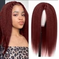 thumbnail image 1 of YSGFHGJW Human Hair Wig,Women's Synthetic Natural Overstuffed Long Wig Various Colors Available Daily Wear Party And Cosplay Soft Wig,Red, 1 of 6