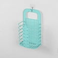 thumbnail image 1 of YSGFHGJW Wall Mounted Laundry Hamper, Foldable Space-Saving No-Drill Adhesive Mounted, Polypropylene Plastic Ventilated with Ergonomic Handle for Bathroom, 1 of 6