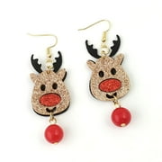 YSGFHGJW Women Earrings for Christmas Women Christmas Hook Drop Dangle Earring eardrop Jewelry Xmas Party