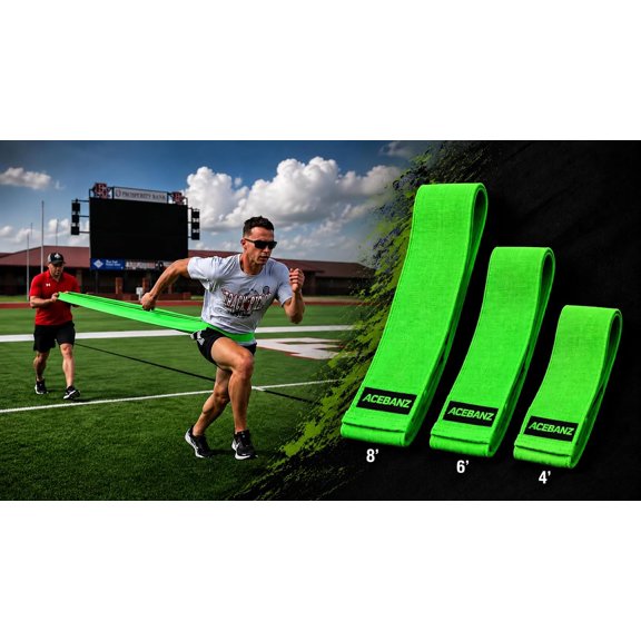 YSHIHAO Maximum Velocity Sports ACEBANDZ Resistance Band for Athletes, Compatible with Speed, Agility, Explosive Power & Sprint Training, Baseball, Softball & Sports Performance