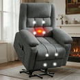 thumbnail image 1 of YSICK Power Lift Recliner Chair for Elderly with Massage and Heat for Living Room,Grey, 1 of 7