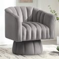 YSICK Swivel Accent Chair,360°Swivel Barrel Chair, Modern Swivel Chair