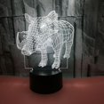 thumbnail image 1 of YSITIAN 3D Boar Night Light USB powered 7-color LED light, suitable for children's gift bedroom decoration YT-13860, 1 of 5