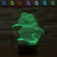 thumbnail image 1 of YSITIAN 3D Cartoon Frog 3D Night Light 7 Color Change LED Table Lamp Xmas Toy Gift YT-7639, 1 of 4