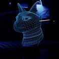 thumbnail image 1 of YSITIAN 3D Night Light for Girls Cat Illusion Lamp USB Touch 7 Color Changing Bedroom Table Lamp Birthday Gift for Kids E1116-110, 1 of 8