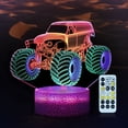 thumbnail image 1 of YSITIAN 3D Rock and Roll Musician Dinosaur Night Light for Boys, Three-Color Changing, Remote & Smart Touch Control, T-Rex Decor Table and Night Stand Lamp, B YT05-84, 1 of 5