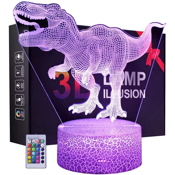 YSITIAN 3D Unicorn Night Light, LED Illusion Lamp with Remote Control and 16 Colors 4 Flash Modes Best Xmas Birthday Gift for Girls YT05-143
