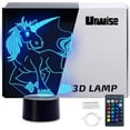 thumbnail image 1 of YSITIAN Cool 3D Jurassic Dinosaur Night Light, LED Velociraptor Raptor Night Lights, 16 Color Change Remote Control Lights, for Bed Living Room, for Kids Girl H1116-146, 1 of 7