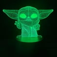 thumbnail image 1 of YSITIANNA 3D Night Lamp with Touch Control - 7 Colors Auto Gradient Night Light, Acrylic and ABS Base Optical Illusion Nightlight, Decorating Room, Children's Holiday Gifts STNL#4442, 1 of 7